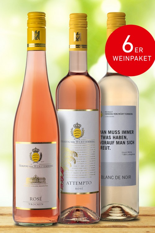 6er Weinprobierpaket:„Rosé“